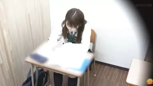 EE-564 04 School girls suffering from abdominal pain during a day, defecating until their stool becomes water