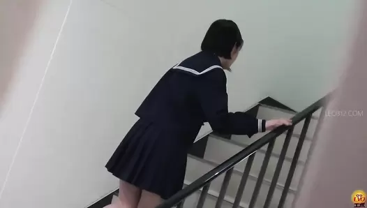 EE-564 01 School girls suffering from abdominal pain during a day, defecating until their stool becomes water