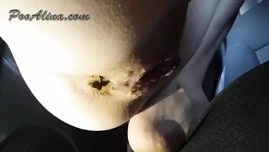 PooAlina - Young Alina BIG pooping in panties