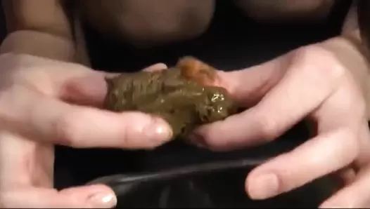 MONSTER HOTDOG served to shitlover slut