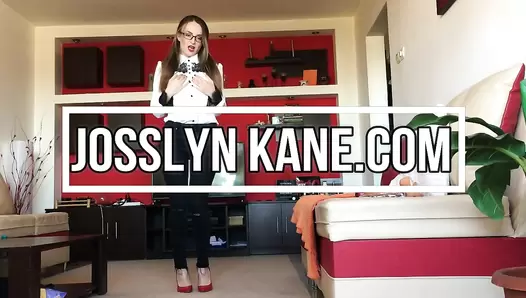 JosslynKane - Strip tease and pooping on your cock