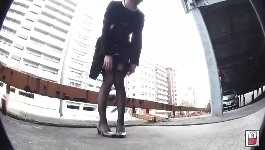 JG-171 02 Amateur submission, self-take video series 089, shitting while standing FILE..2