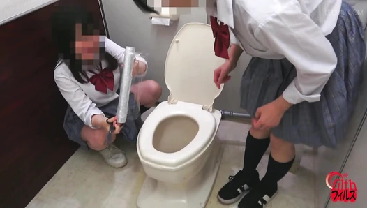 FF-675 03 Schoolgirls bullying schoolgirls with an enema. Abominating poop leakage! VOL. 2