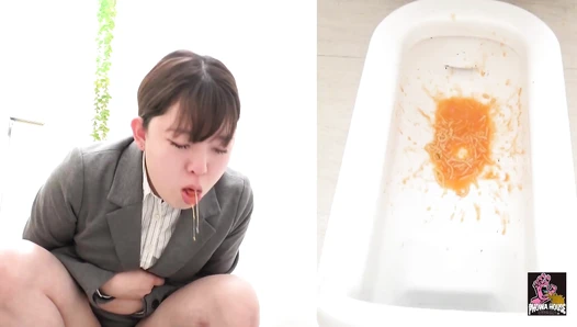 PGFD-094 03 Hidden camera: office ladies in business, car sickness, agony and vomiting.