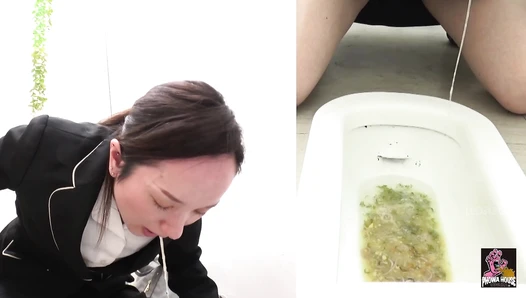 PGFD-094 04 Hidden camera: office ladies in business, car sickness, agony and vomiting.