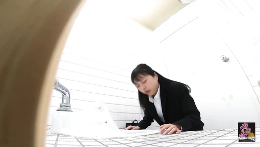 PGFD-094 04 Hidden camera: office ladies in business, car sickness, agony and vomiting.