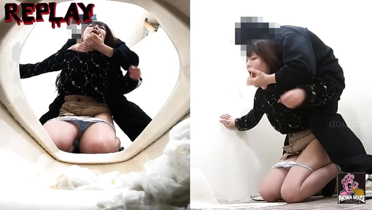 PGFD-099 01 Drunk woman, fingered deep in her throat and vomited violently.