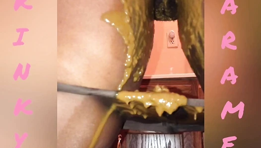 GoddessKinkyCaramel - Dirty Scat Action