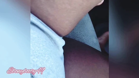 Ebonybooty49 - destroying my boyfriends car with my farts