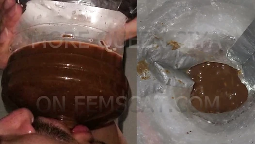 SSBBW Queen Siya - [JOI] Foot fetish + Eating one dark colored load