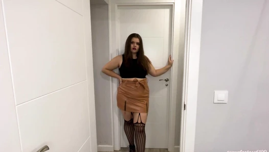Yourfantasy6190 - Femdom toilet humiliation and masturbation