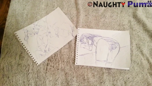 NaughtyPuma - Drawing PantyPoop