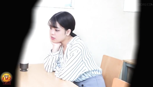 EE-794 03 Office ladies pooping with their clothes off and legs spread open! VOL. 5