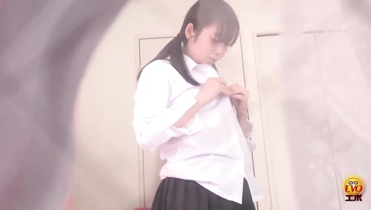 EE-774 01 Little sister prank enema. Sudden poop leak!