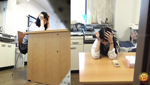 EE-774 05 Little sister prank enema. Sudden poop leak!