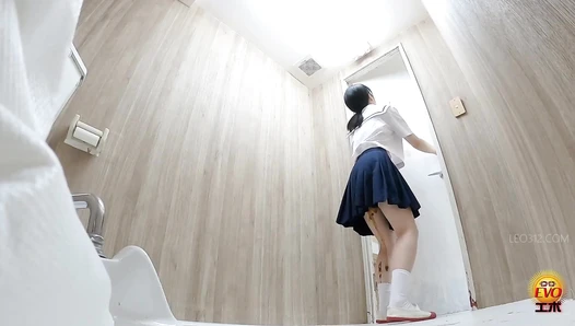 EE-795 02 A true story of high school girls diarrhea: loose feces staining innocent panties!