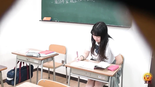 EE-795 03 A true story of high school girls diarrhea: loose feces staining innocent panties!