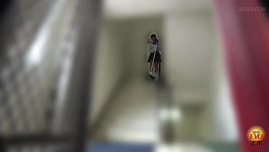 EE-795 05 A true story of high school girls diarrhea: loose feces staining innocent panties!