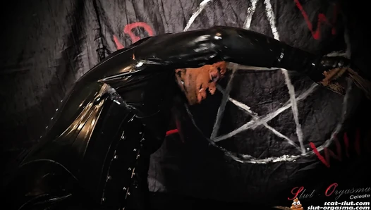 SlutOrgasma - Extreme shit play swallowing and sex machine fucked