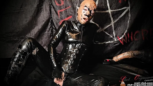 SlutOrgasma - Extreme shit play swallowing and sex machine fucked