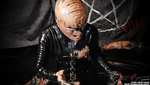 SlutOrgasma - Extreme shit play swallowing and sex machine fucked