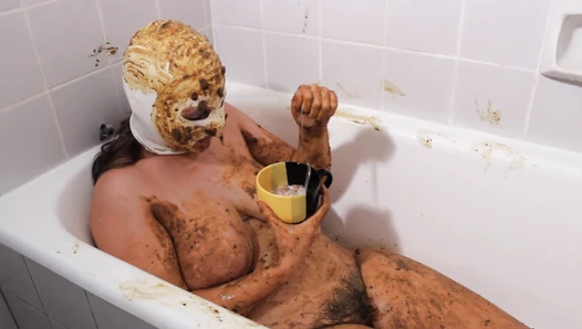 hairyscatcouple - Her first scat smearing and poo tasting