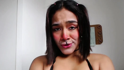 Mirellabb - Cute bunny riding with dirty ass