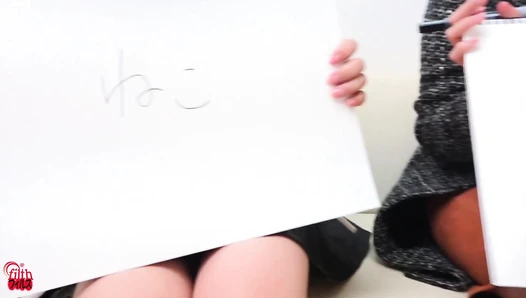 FF-600 01 Friendship of two girlfriends was put to the test. Poop catching challenge!