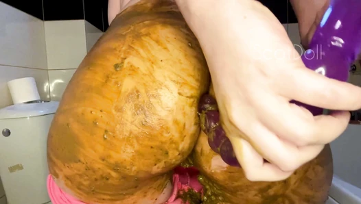 Scat Doll - PantyPooping and Dirty Anal!