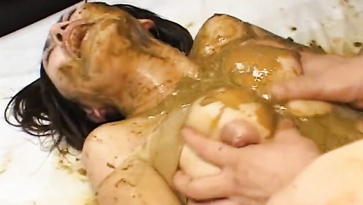 Fetidistrojp - Slut gets a taste of her own shit