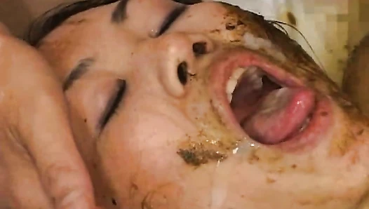 Fetidistrojp - Slut gets a taste of her own shit