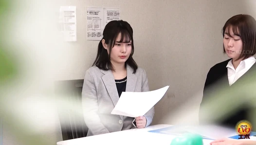 EE-758 02 Company shame: colleagues can hear office lady farting and diarrhea