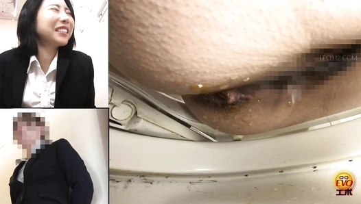 EE-758 05 Company shame: colleagues can hear office lady farting and diarrhea