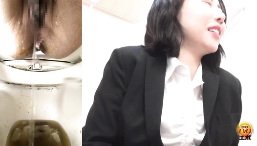 EE-758 05 Company shame: colleagues can hear office lady farting and diarrhea