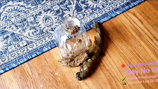 AshleyAssEats - Ashley AssEats Massive 12Inch POOPTRON Shit Logs