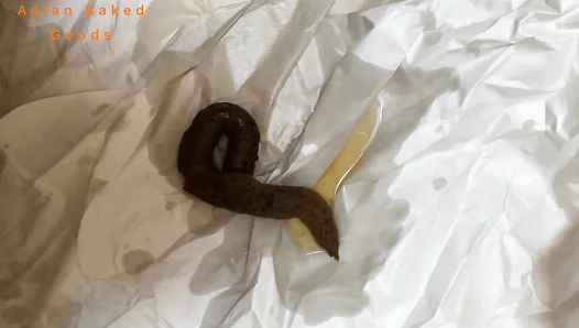 Marinayam19 - Shitting while glass dildo in me