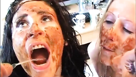 Perverted scat sex