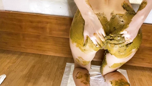 p00girl - pile of diarrhea, smeared, face mask,fisting, Amateur Collection, 