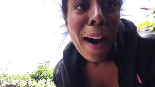 MistressEsme - Garden Pooty 2-Try not to get caught