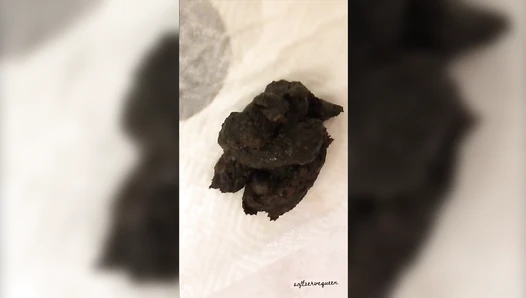 softservequeen - Big plop pile & messy asshole