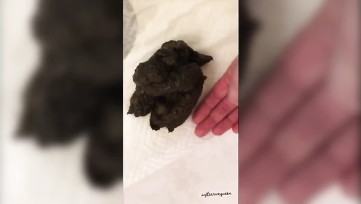softservequeen - Big plop pile & messy asshole