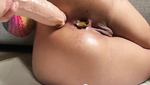 Alba Mae - New video! Dirty anal with new skin color dildo hehe, Amateur Collection, 