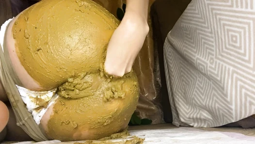 p00girl - sweet scat and shit in pussy