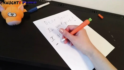 NaughtyPuma - Writing to Santa and Pooping Diaper ;)