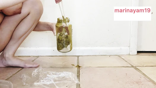 Marinayam19 - Shit spills from the glass jar